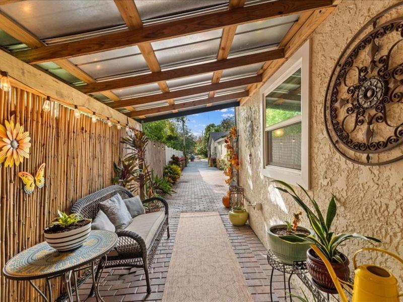 College Park-Orlando 5Star Villa Oasis - Home Away From Home - Quiet Neighborhood-Private Botanical Courtyard - Mins From Eola,Dt, Winter Park - Free Parking & Ev Plug In Eksteriør billede